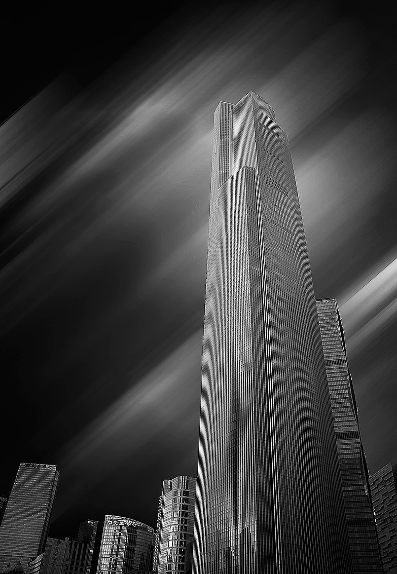 广州珠江新城 城市建筑黑白摄影（图ZNTEzMTg1MDg=） - 环境/建筑摄影 - 站酷设计师拾敬斋人原创素材 - 站酷ZCOOL