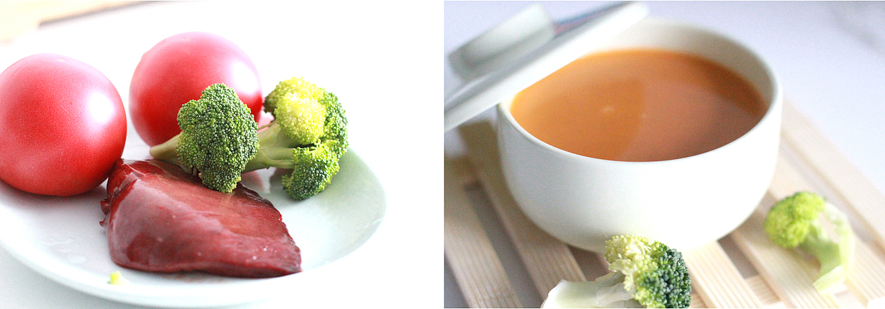 猪肝西红柿浓汤