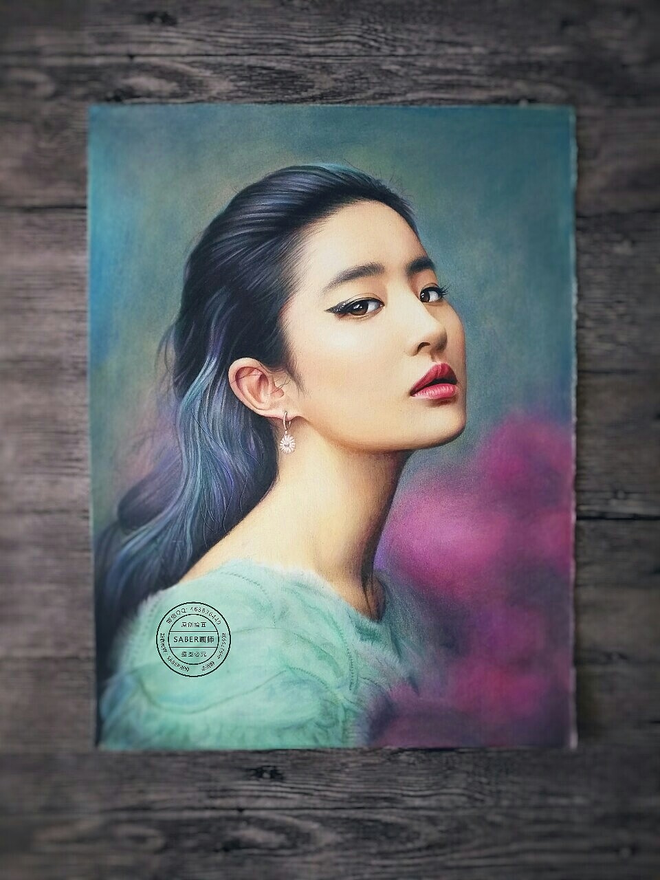 刘亦菲（图ZMTEwOTU0Mjgw） - 绘画 - 站酷设计师漫艺手绘原创素材 - 站酷ZCOOL