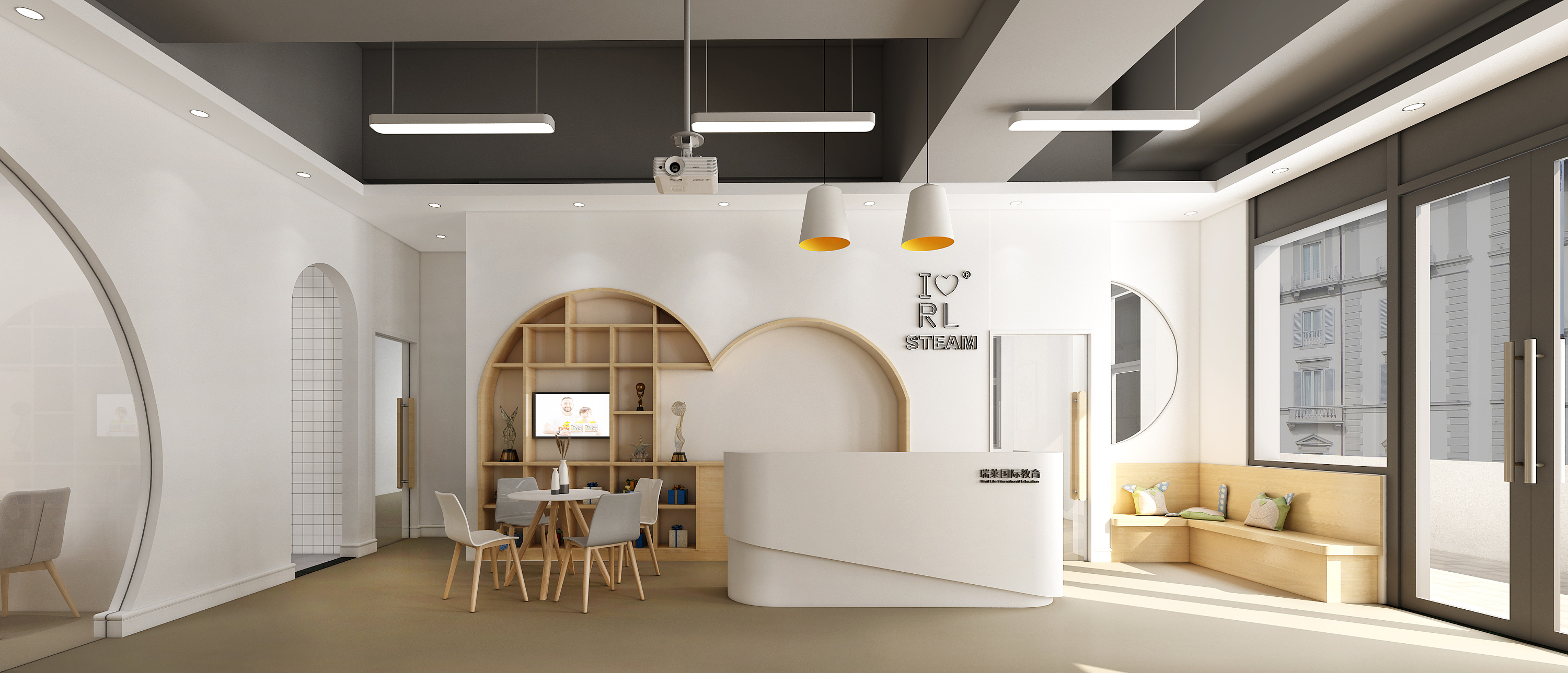 浅森-深圳 瑞莱国际教育 培训机构|空间|家装设计|室内设计师苏湛超