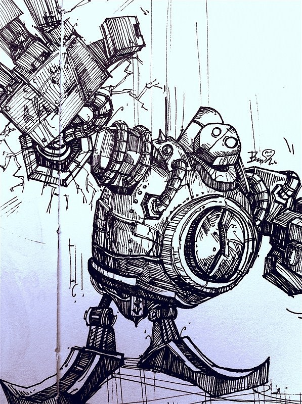 lol 蒸汽机器人 布里茨|插画|商业插画|煎熊 - 原创作品 - 站酷