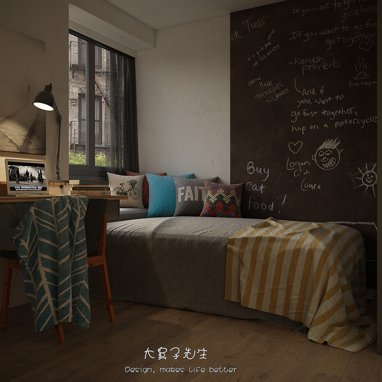 工业小住宅！（图ZNDc5ODY3NjQ=） - 家装设计 - 站酷设计师Big__nose原创素材 - 站酷ZCOOL