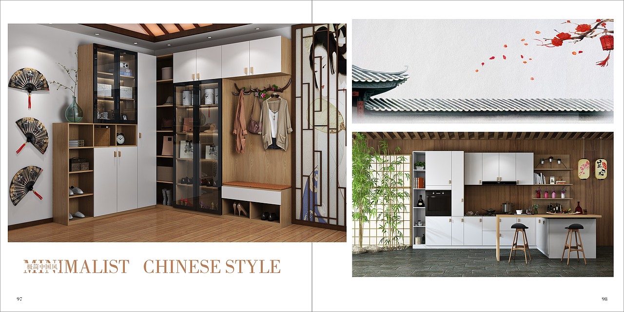 郑州定制衣柜板式家具彩页实木橱柜木门图册设计印刷