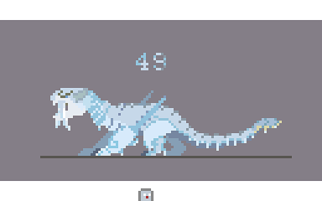 mhw世界冰原大型怪物像素画第四期飞龙种