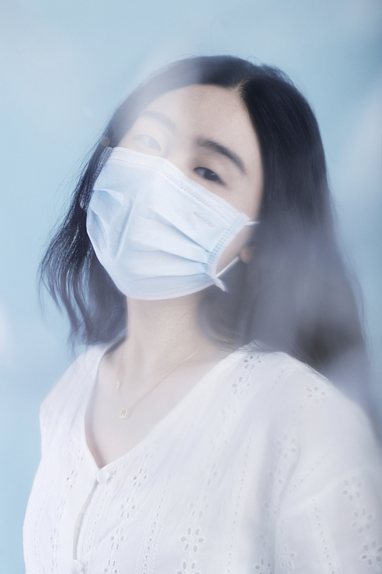 带着口罩拍一组照片