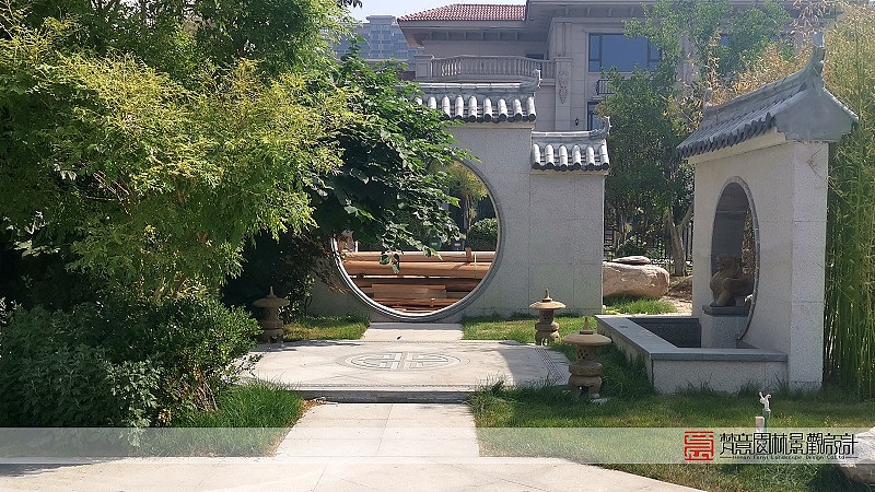 庭院设计,新乡平原新区碧桂园「莫奈花园」庭院实景图