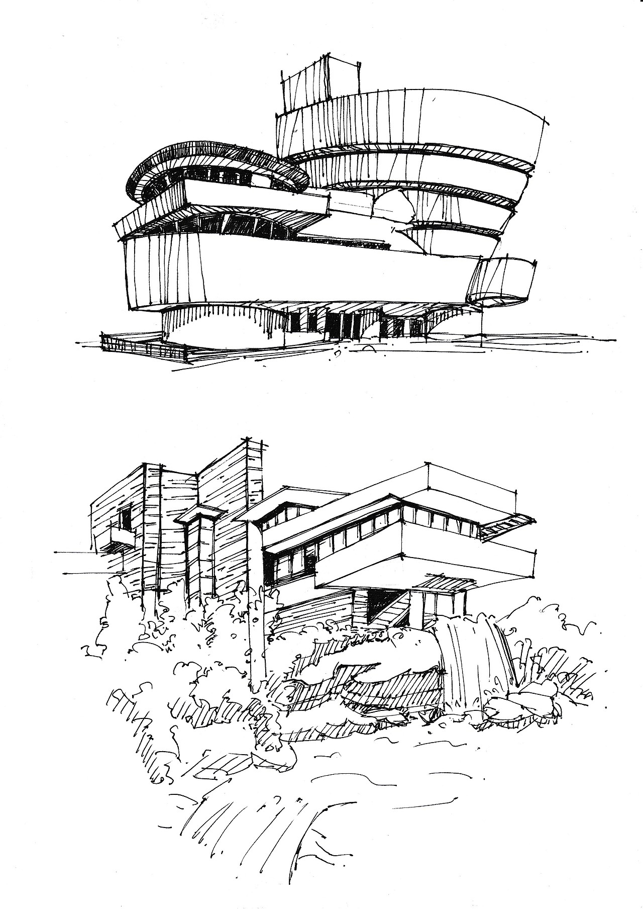 建筑手绘国外建筑赏析作业