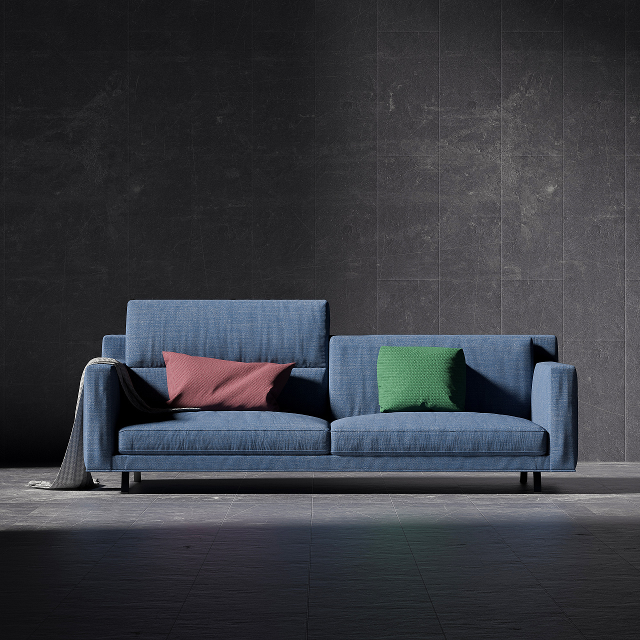 沙发建模和渲染