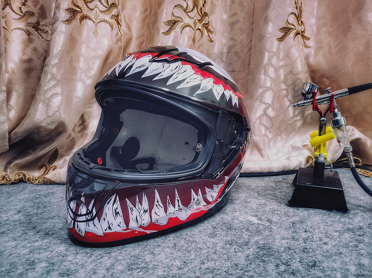 taohinls2ff328毒液二代头盔彩绘个性涂装