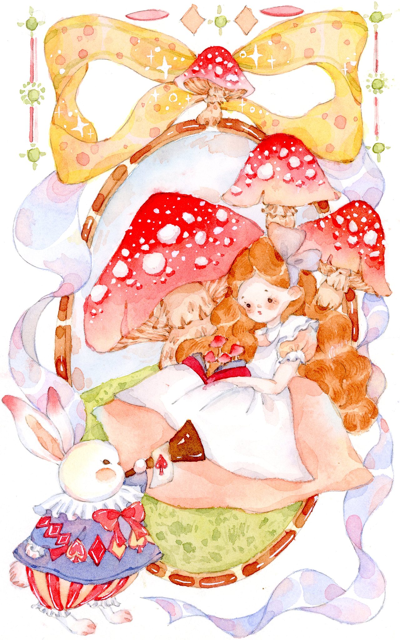 爱丽丝系列（图ZMzAwNzM1Nzky） - 商业插画 - 站酷设计师归陌原创素材 - 站酷ZCOOL