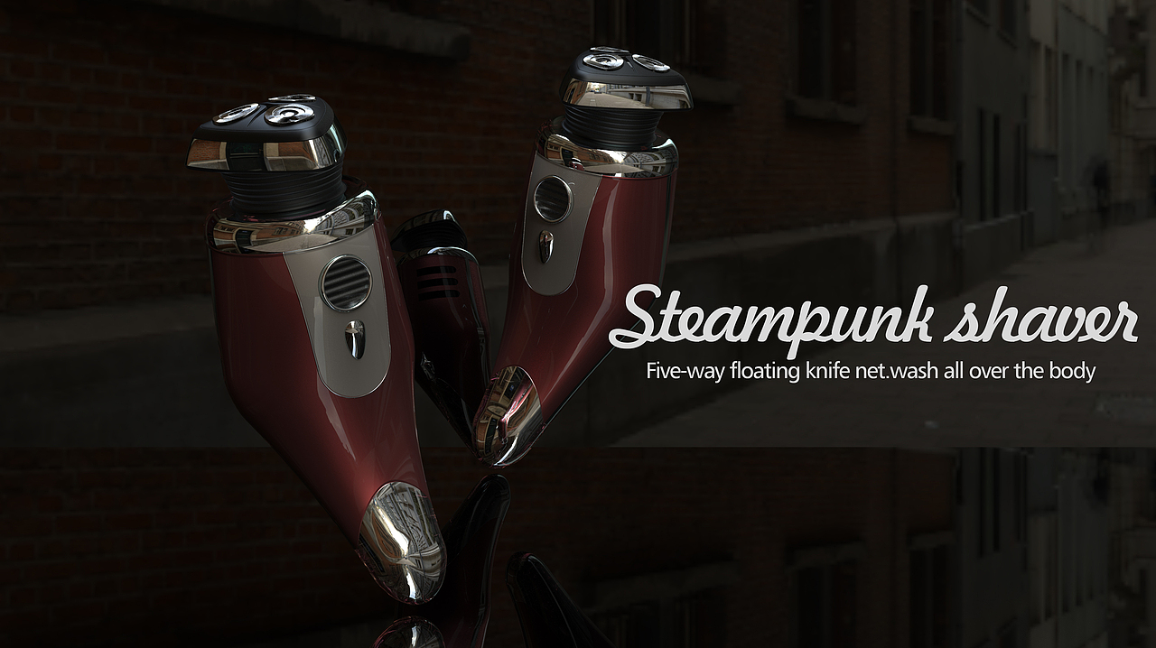 Steampunk shaver