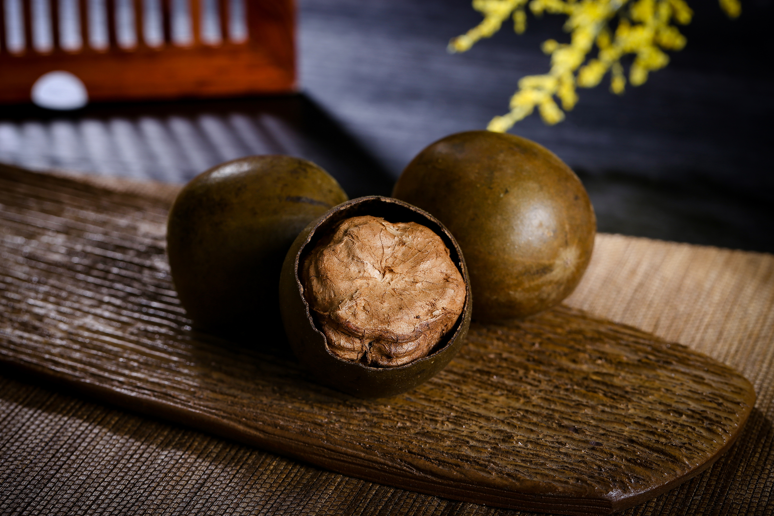 一组罗汉果礼盒的拍摄(茶艺)