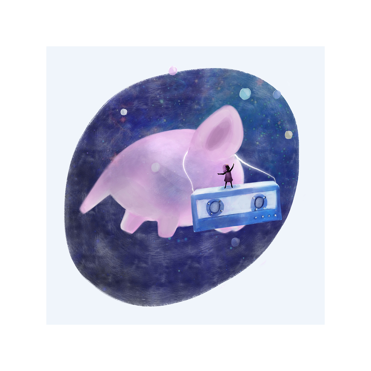 我的气泡大象飞走了系列1（图ZMjU1NjA3ODIw） - 艺术插画 - 站酷设计师猫古丽原创素材 - 站酷ZCOOL