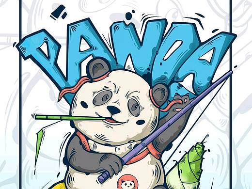 可愛的小熊貓（個人主頁-ZNjc5ODA0NDA=） - 商業(yè)插畫 - 站酷設計師一只小哈皮原創(chuàng)素材 - 站酷ZCOOL