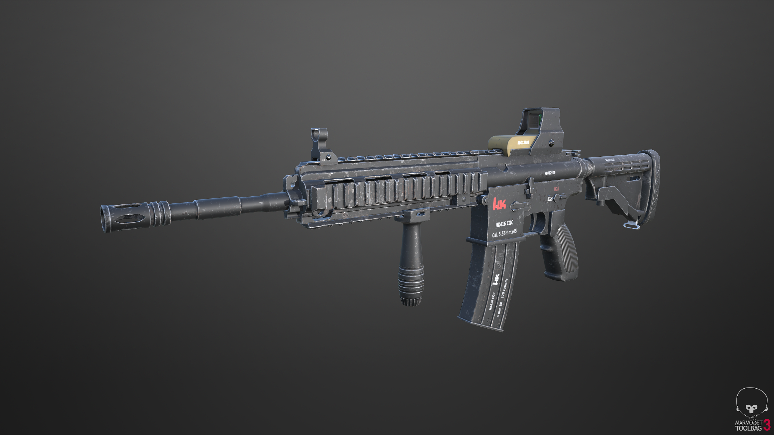 次时代枪械——hk416