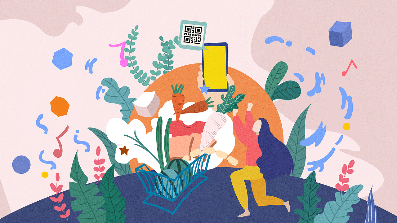 商业品牌插画（图ZMjE3MTE0ODc2） - 商业插画 - 站酷设计师插画师叶子原创素材 - 站酷ZCOOL