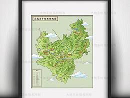 手绘地图