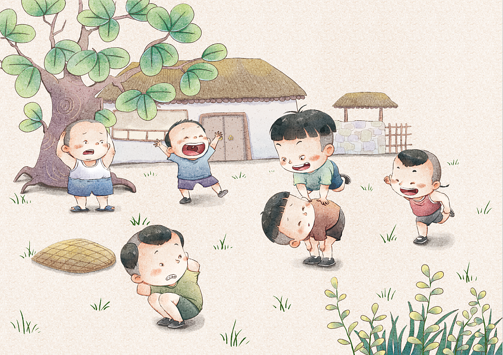 童趣（图ZODkzNjE1MzY=） - 儿童插画 - 站酷设计师陈楠MUtouNAN原创素材 - 站酷ZCOOL