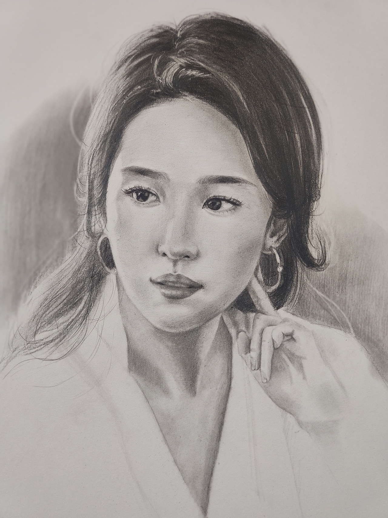 刘亦菲照片写生