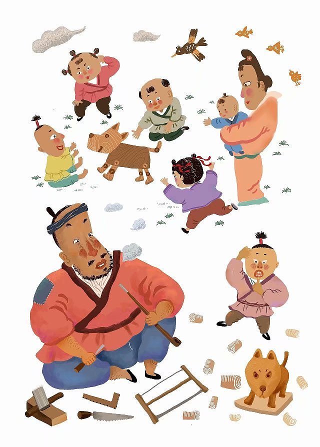 儿童插画、绘本