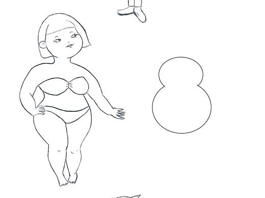 儿童插画练习／造型／动态