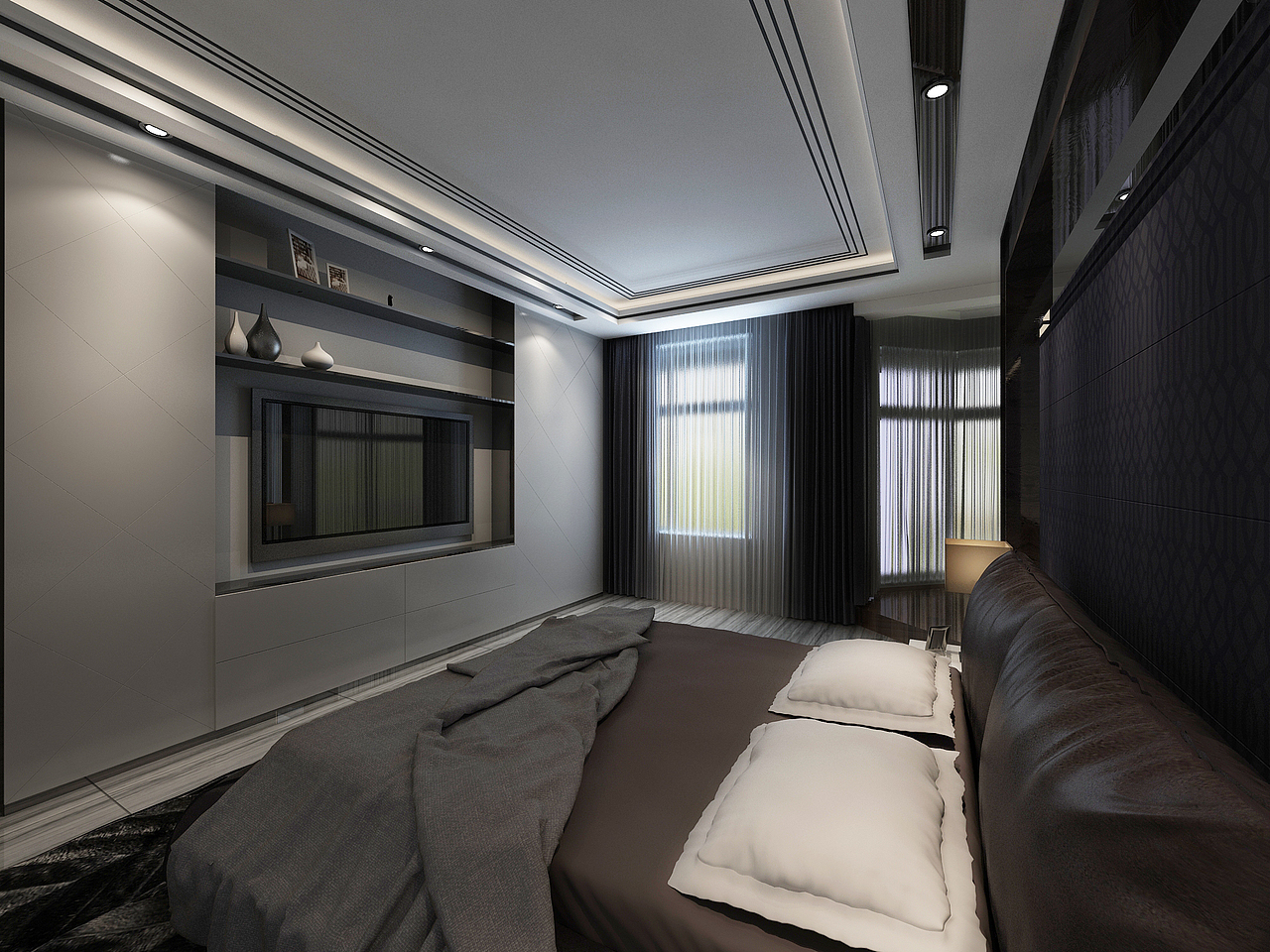 《实习作品 》新公馆 260平 现代