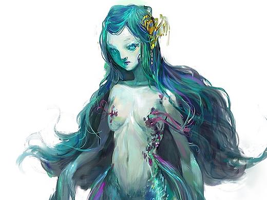 早期角色设定 (多张)