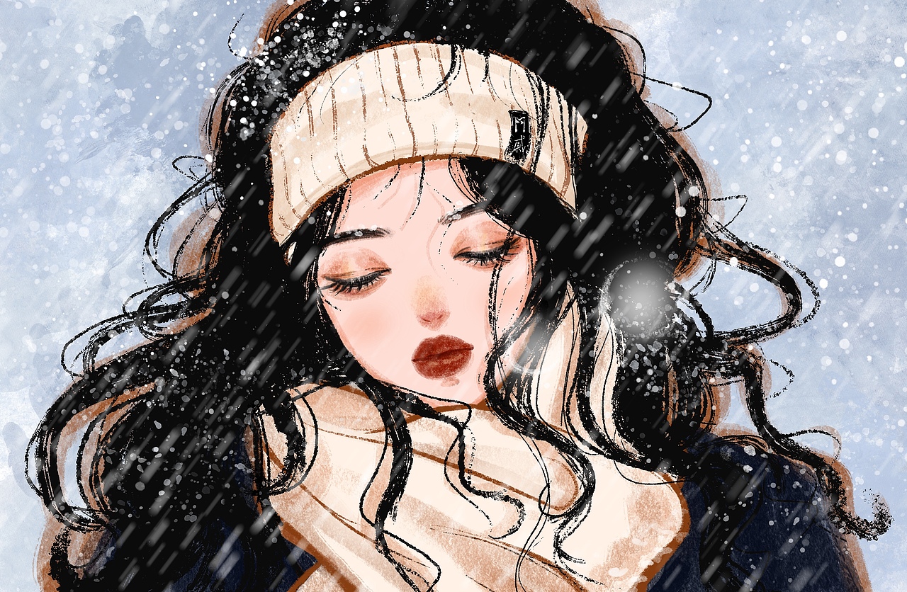 水彩人物头像步骤