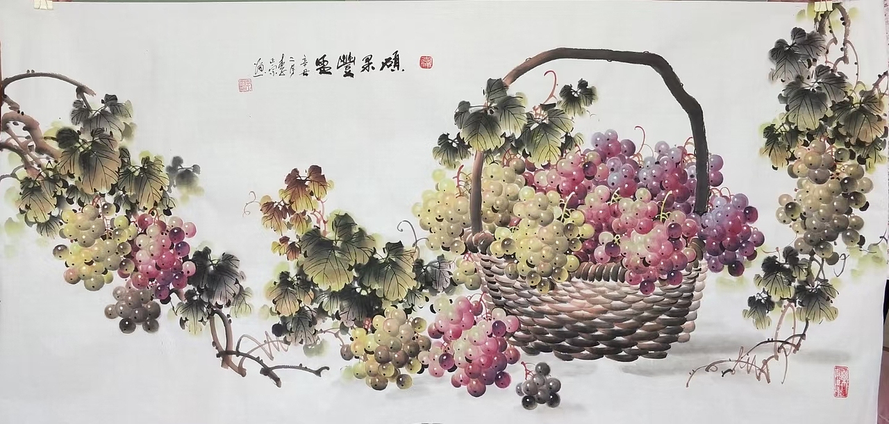 晶莹剔透 垂涎欲滴 | 画家李正宗葡萄赏析