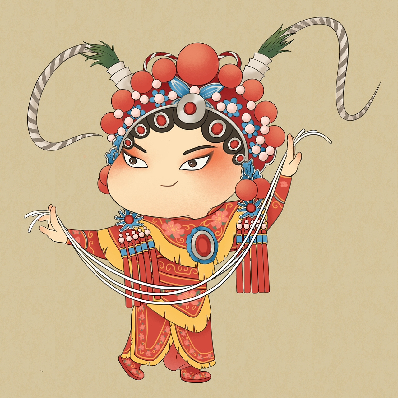 甩面（图ZMjU2MzMzNjg0） - 商业插画 - 站酷设计师souee原创素材 - 站酷ZCOOL