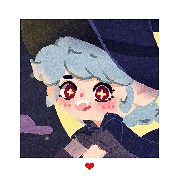 画画打卡|吸血小魔女