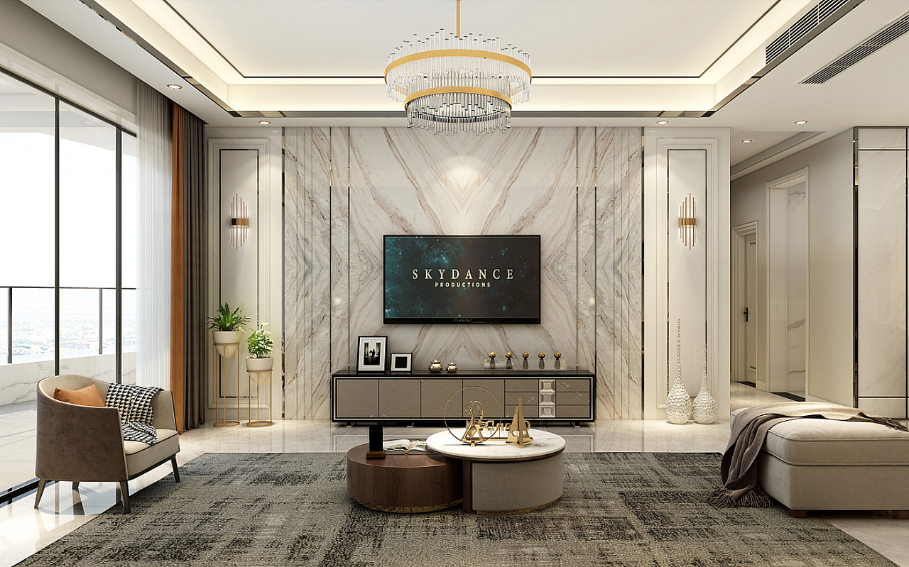 144㎡现代轻奢（图ZMjgzMDE2Mzk2） - VR设计 - 站酷设计师糖糖丫2020原创素材 - 站酷ZCOOL