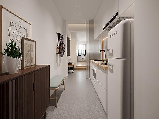 36平方的单身公寓,简洁干净的感觉太舒服了