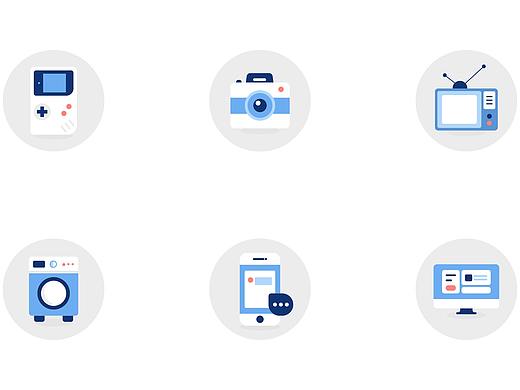 4色扁平icon练习