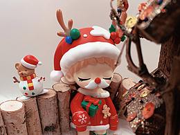 原创潮玩--小大人EDDY圣诞款