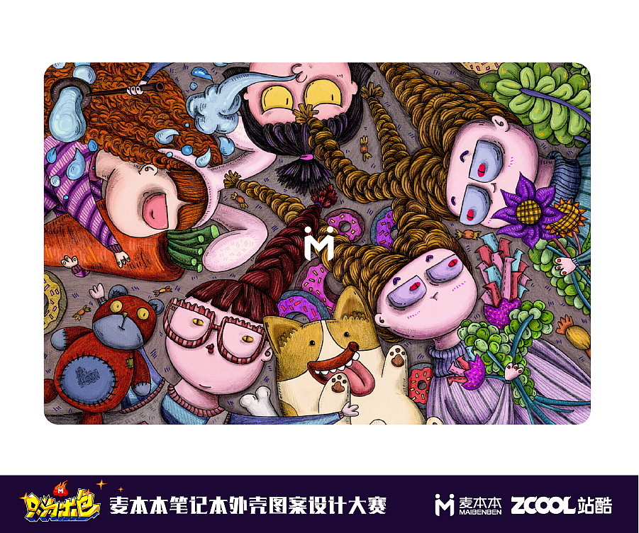Girls & Corgi（图ZMTIwMTQwMzg0） - 图案 - 站酷设计师谢然然原创素材 - 站酷ZCOOL