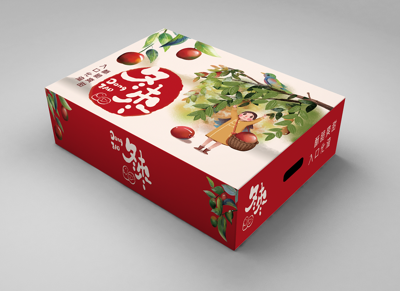冬枣包装|平面|包装|妈咪妈咪hong - 原创作品 - 站酷 (zcool)