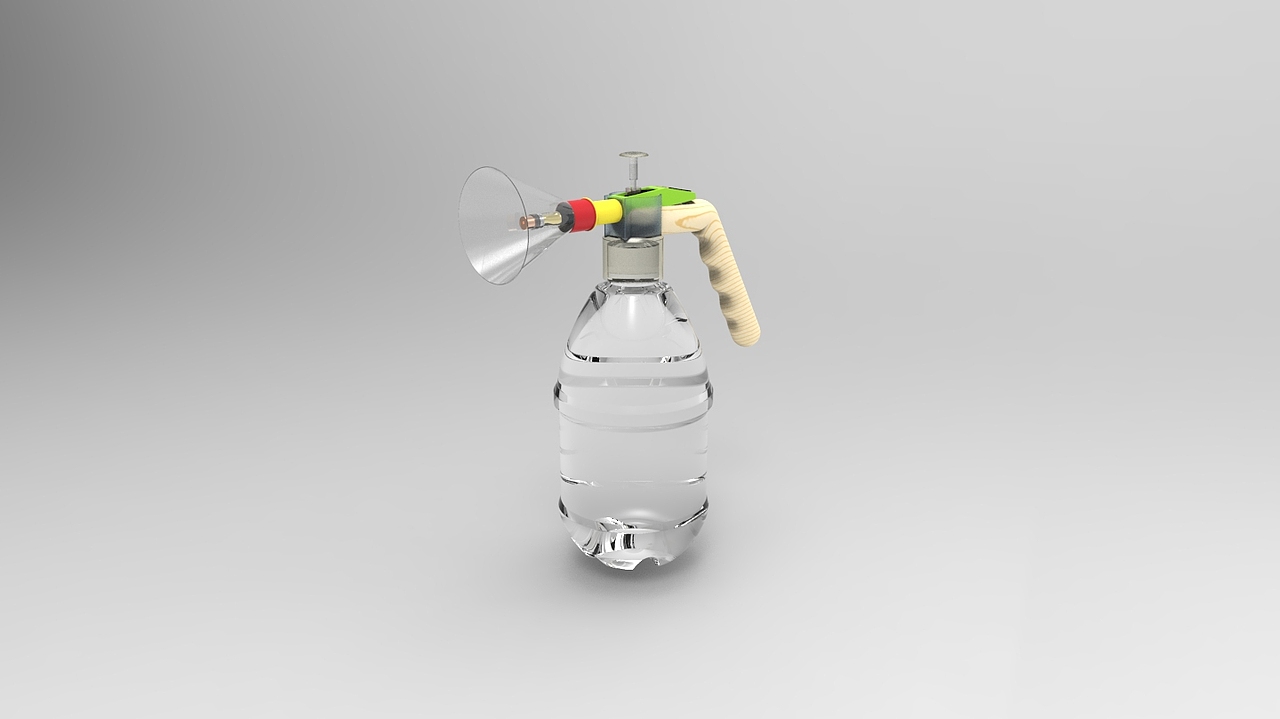 极简消毒液喷壶设计