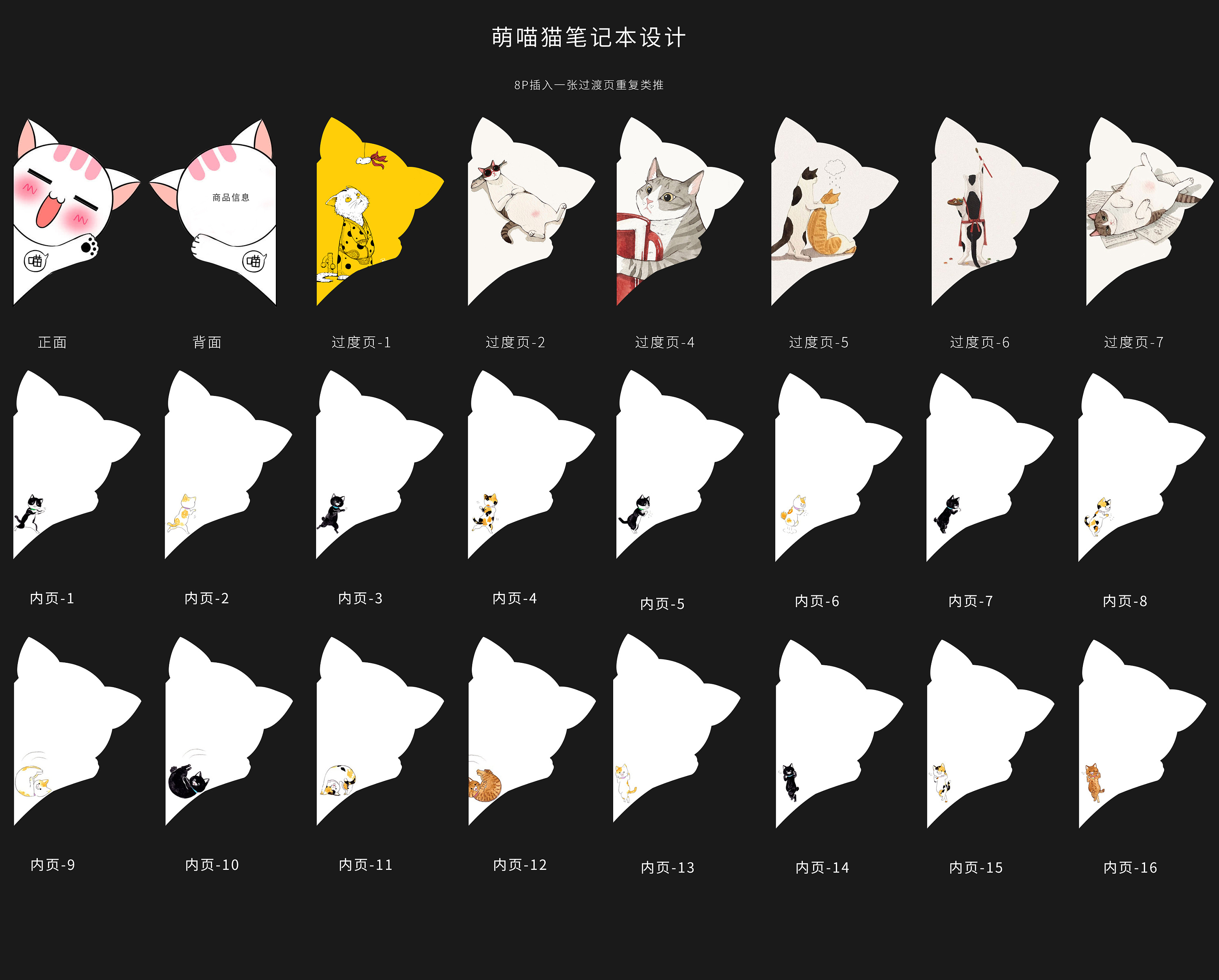 异形笔记本外观内页设计|平面|书籍/画册|好设之徒创意设计 - 原创