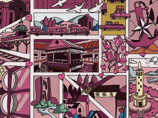 相绘大连-文创纪念邮票