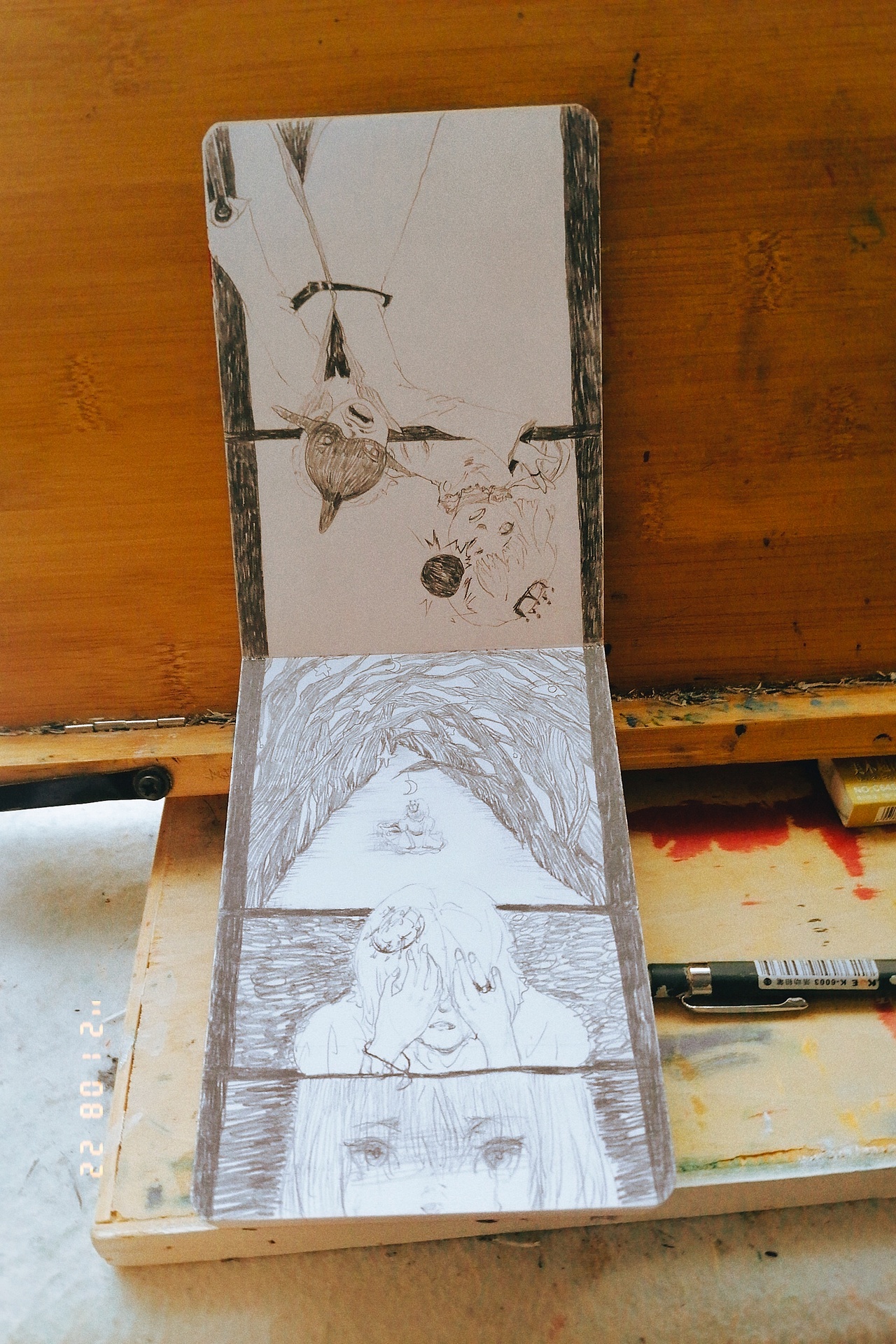 日常脑洞分镜练习—李尔王|插画|创作习作|文二蛋生_原创作品-站酷