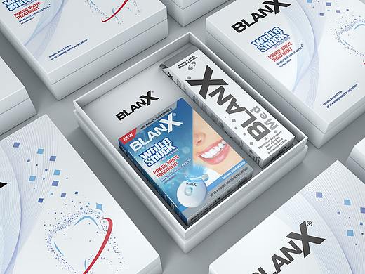 blanx牙膏包装设计