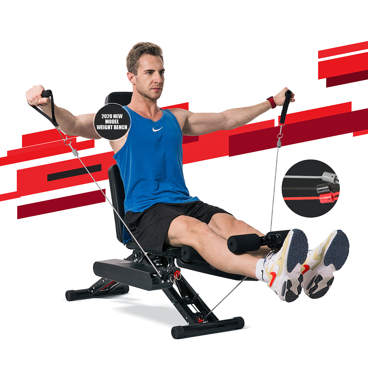 亚马逊拉绳哑铃凳