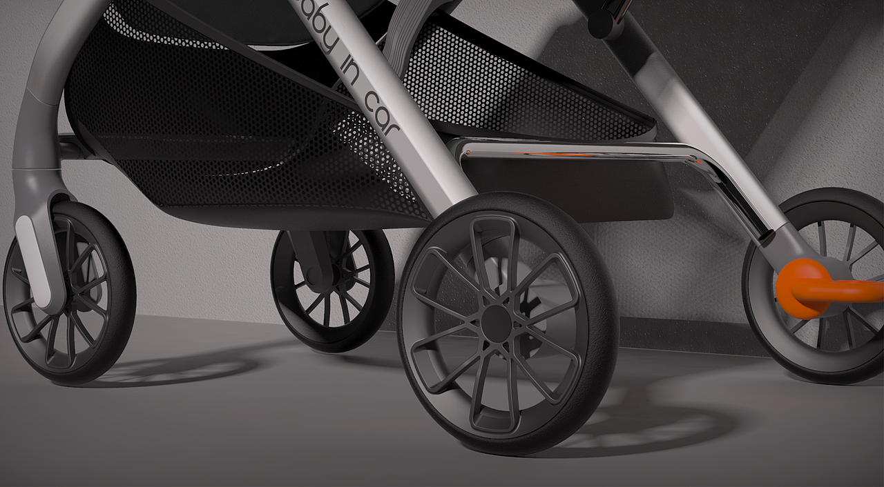 Baby Stroller（图ZMzQ3MTg3ODA0） - 交通工具 - 站酷设计师aR强原创素材 - 站酷ZCOOL
