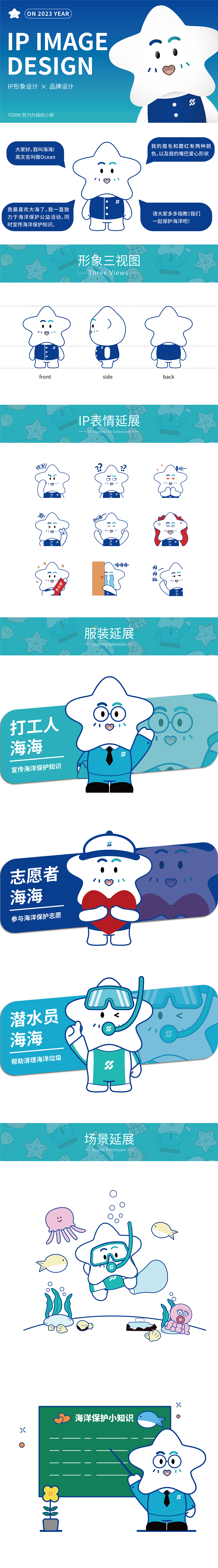 原创IP设计 | 热爱海洋的海海
