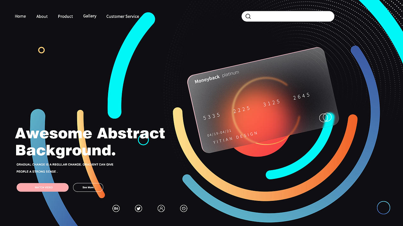 渐变色banner（图ZMzEyMjEyMTc2） - 海报 - 站酷设计师安奕天原创素材 - 站酷ZCOOL