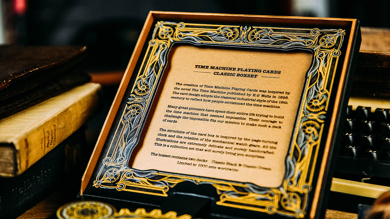 Time Machine 时光机收藏纸牌扑克套装礼盒设计
