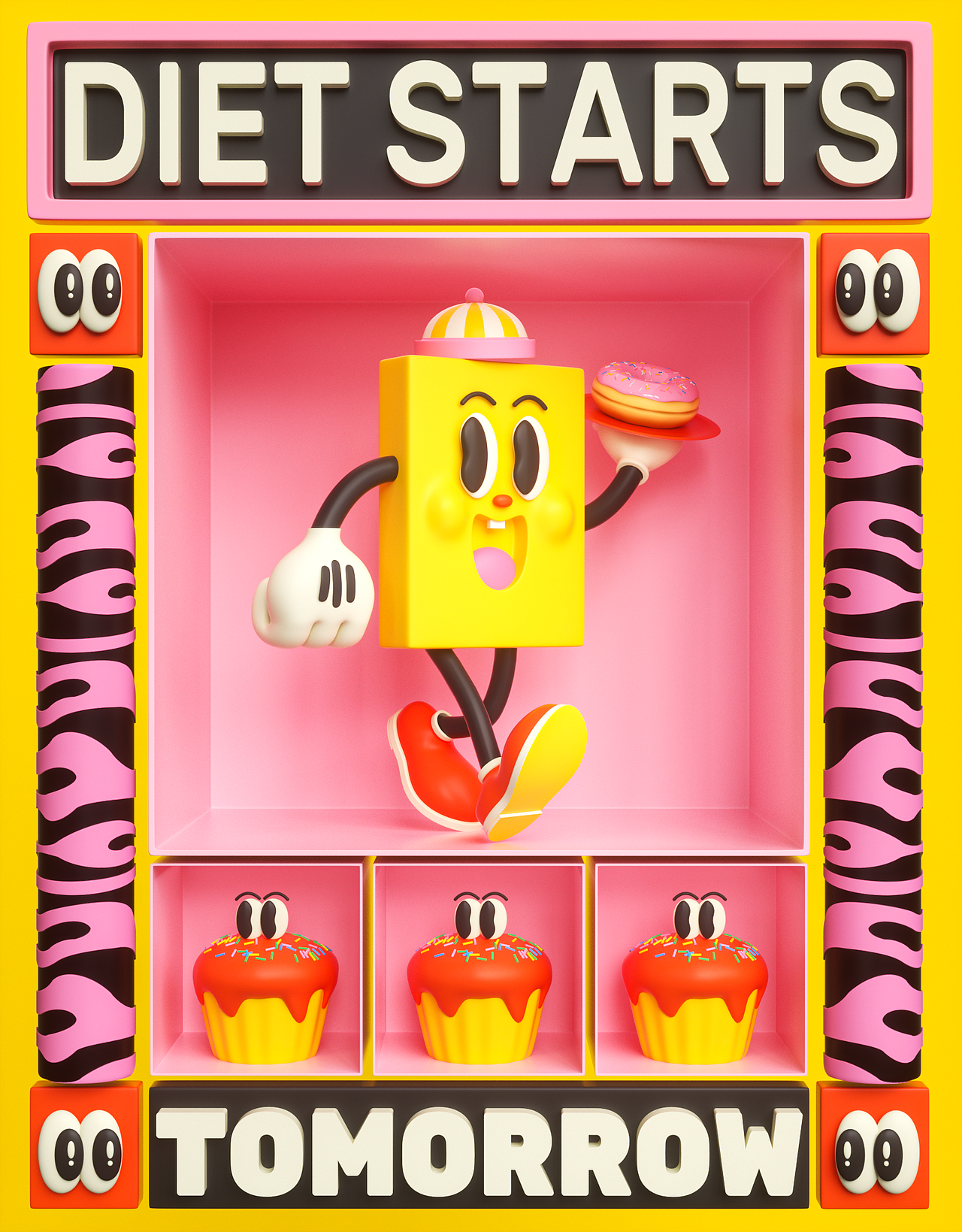 OC第十七期学员作品——NiaoNiao的C4D课堂(上)