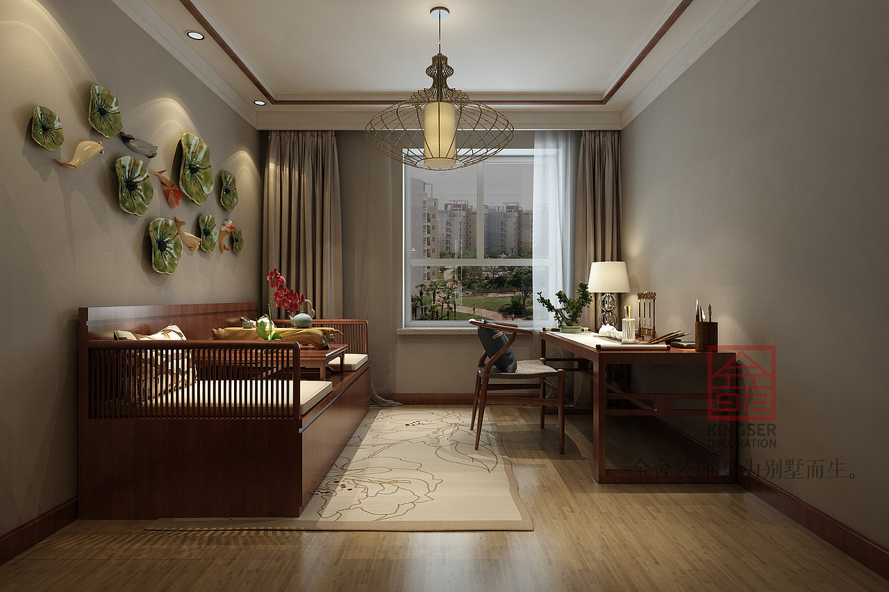 【御河上院装修】-159平新中式风格装修设计