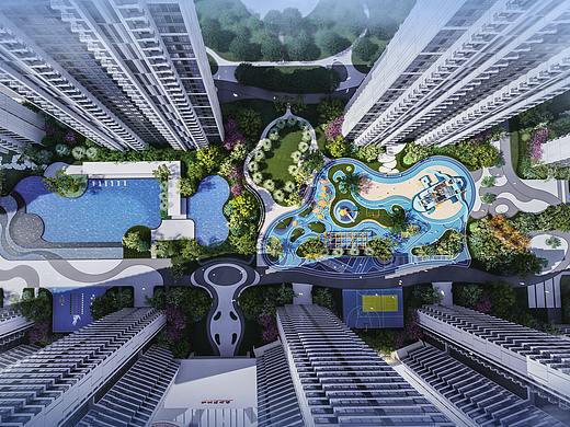 lumion渲染大区景观效果图